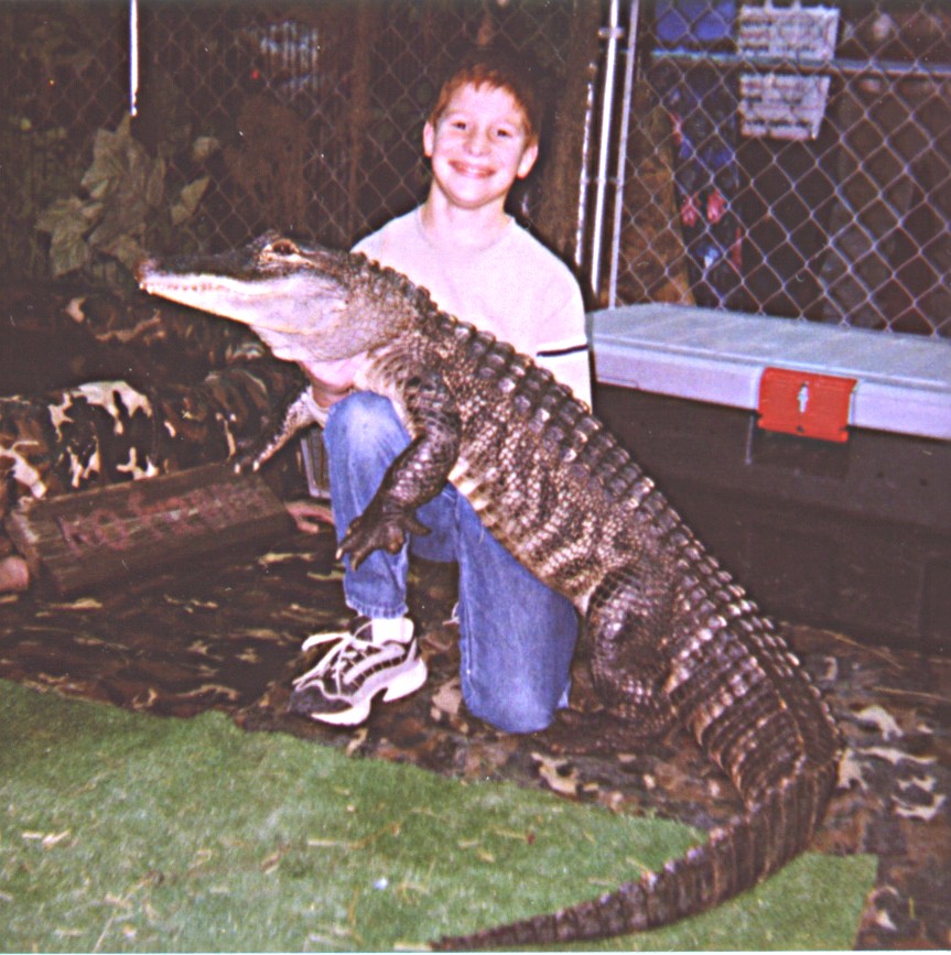 jim with alligator